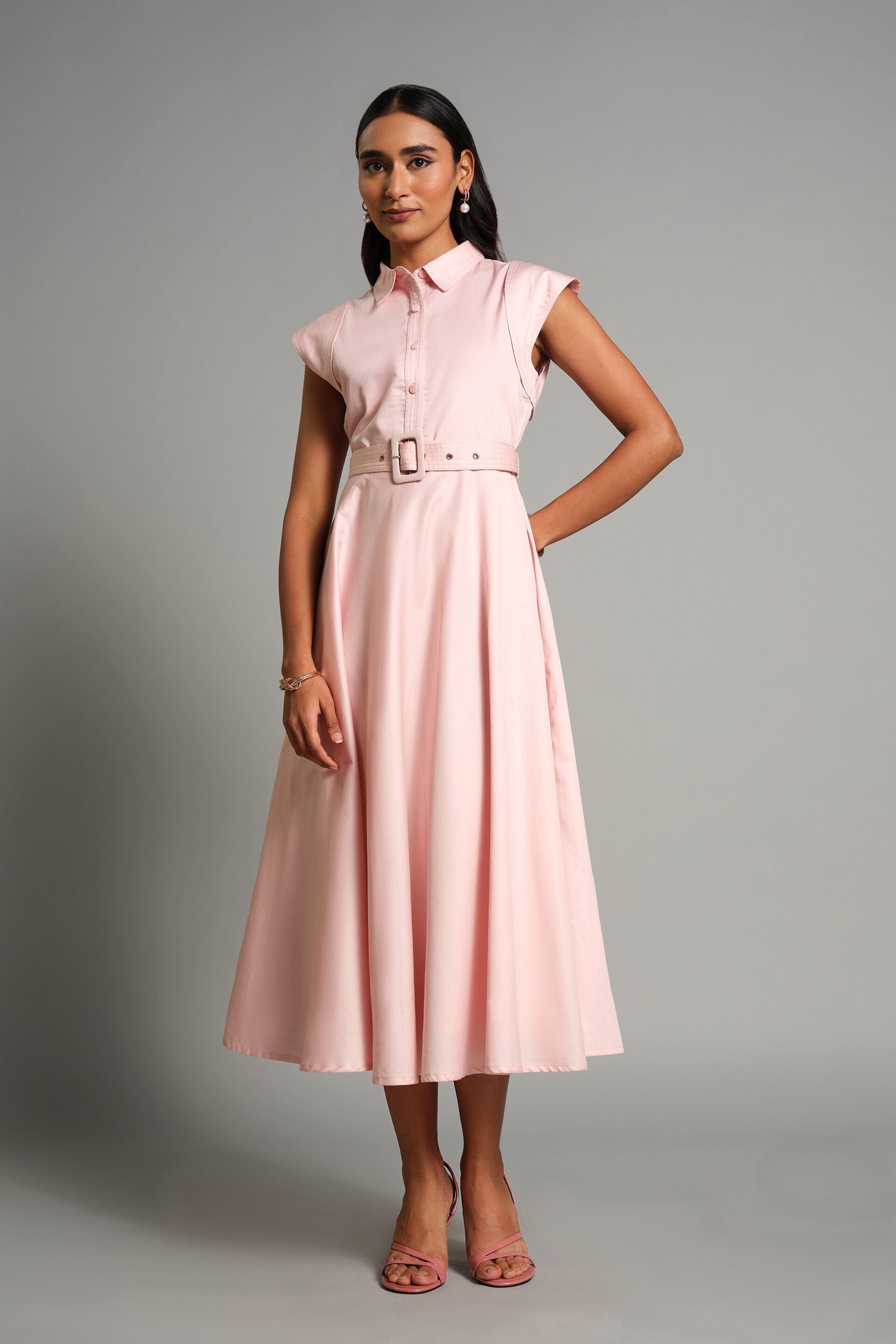 Rosa Dress, Pink, image 1
